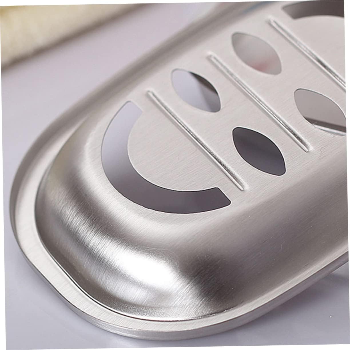 Ciieeo 2Pcs Double Layer Soap Dish for Shower and Kitchen