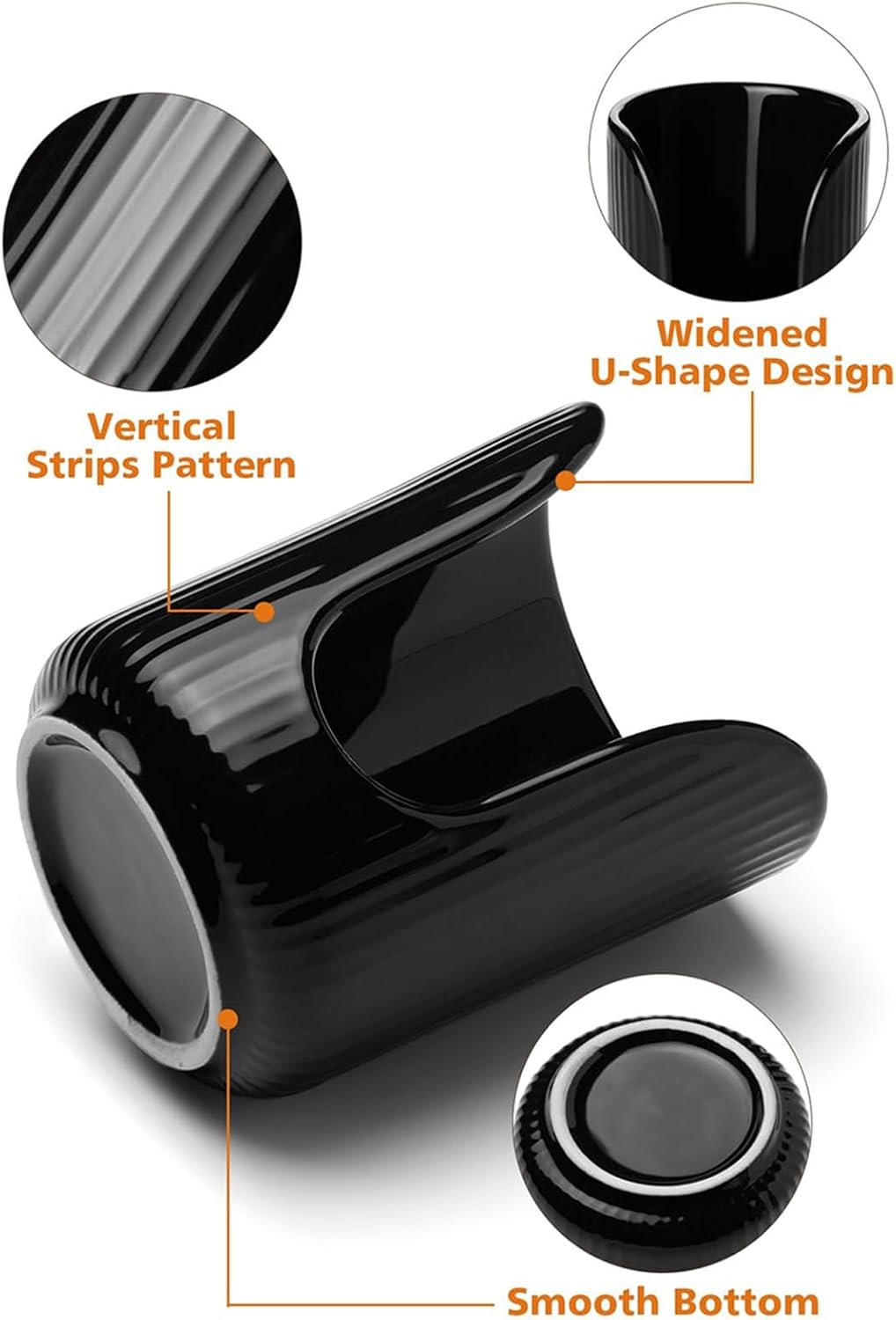 Compact Plastic Cup Holder for Bathroom Vanity