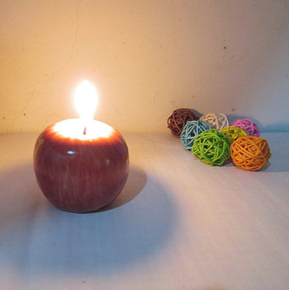 LRRH Red Apple Shaped Fragrant Candle 2PCS