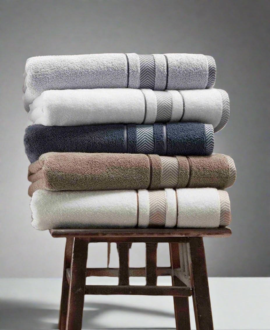 Cotton Towel Set - 6 Pieces Premium Quality The Impression Collection