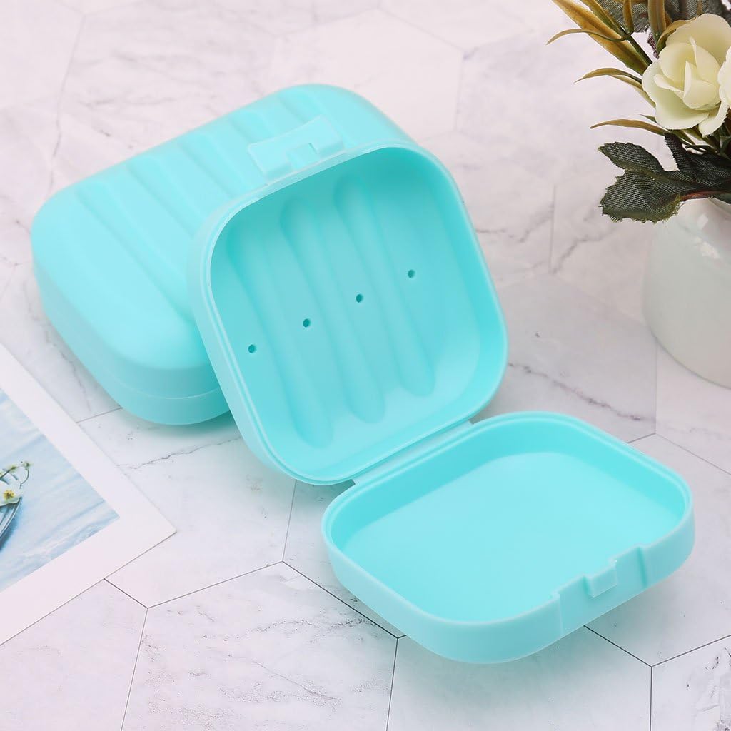 Ozeau Portable Travel Soap Dish Box Holder with Lock