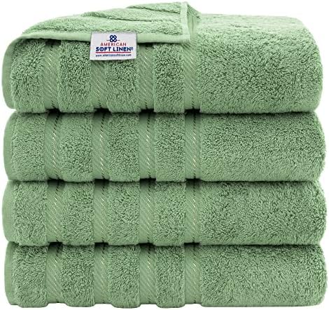 American Soft Linen 4 Piece Towel Set 1