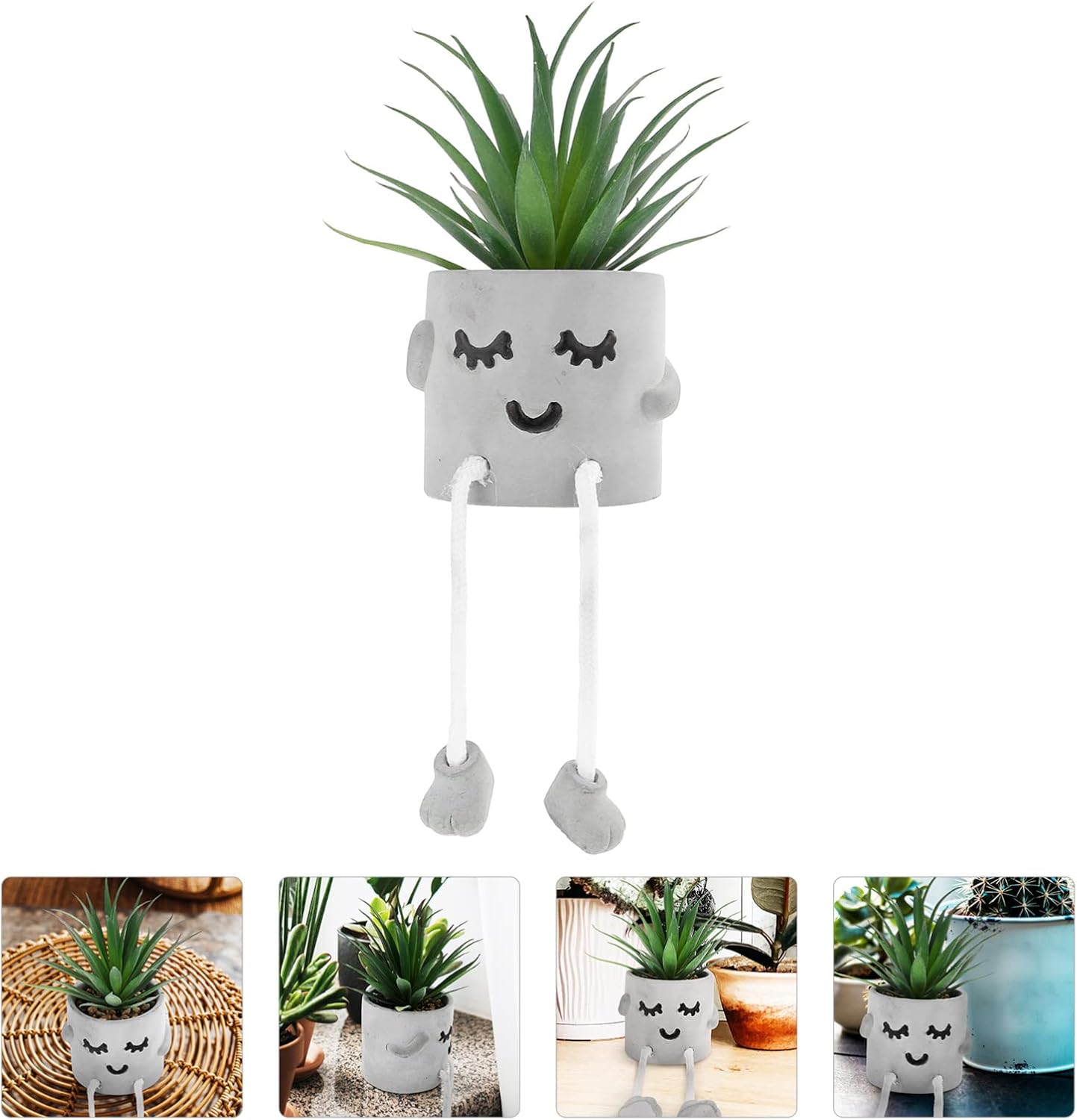 MAGICLULU Artificial Succulents Potted Plant Decor 1