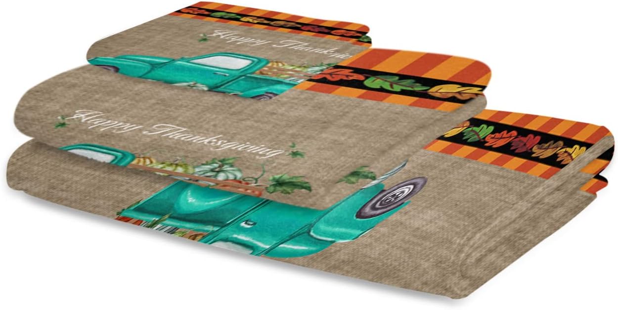 ZOE GARDEN 3-Piece Retro Bathroom Towel Set