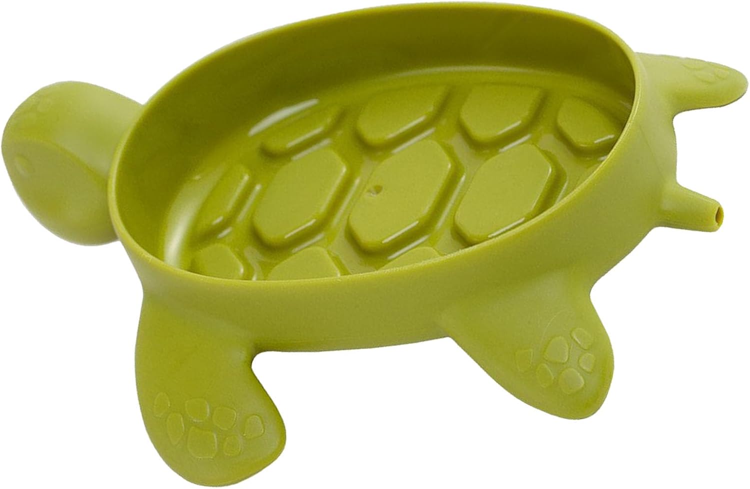 JUOPZKENN Cute Cartoon Soap Dish with Drainage and Non-Slip Design Green