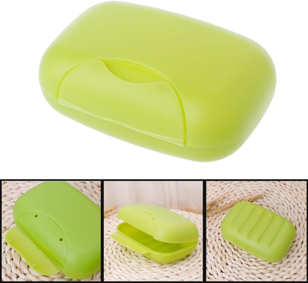 Techinal Portable Soap Box with Lid Holder 1