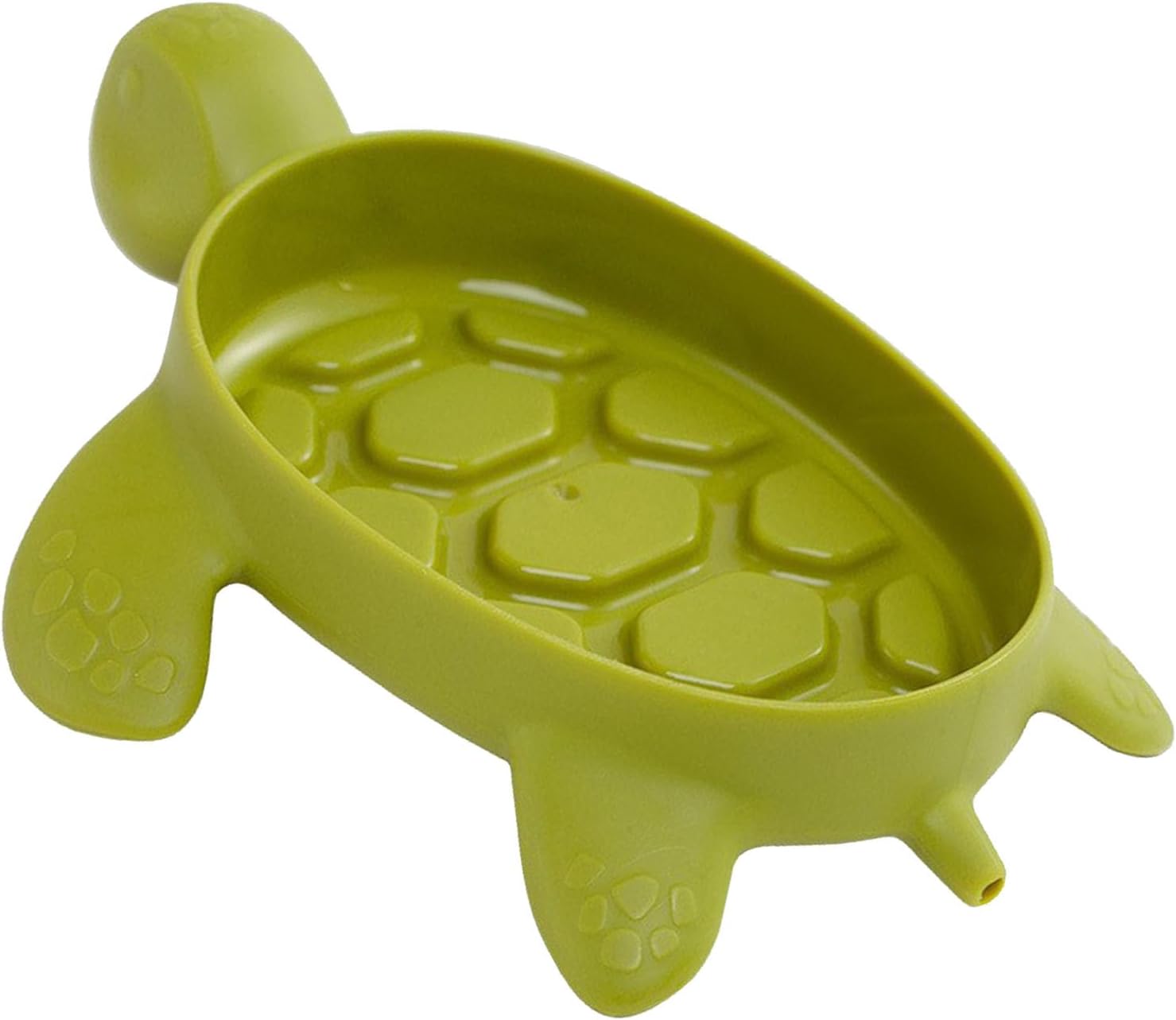 JUOPZKENN Cute Cartoon Soap Dish with Drainage and Non-Slip Design Green