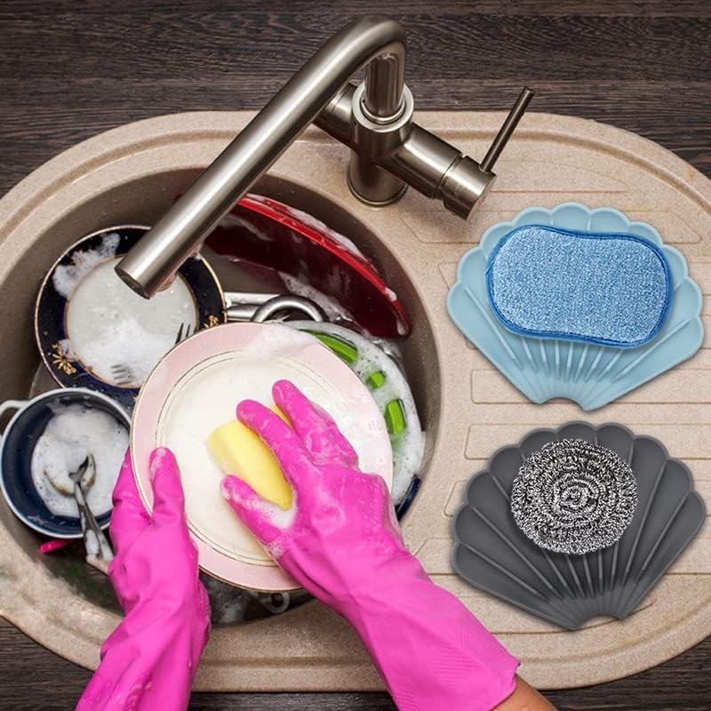YGB Self-Draining Silicone Soap Dish Holder