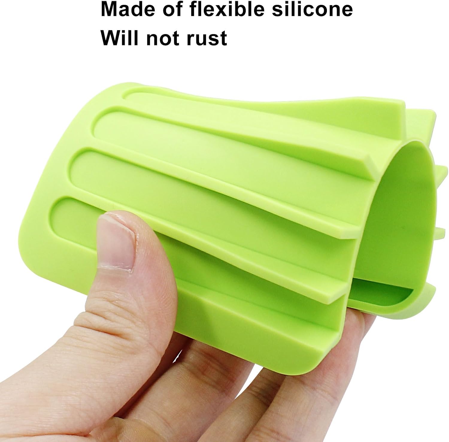 Self Draining Soap Holder Premium Silicone Soap Dish for Shower and Kitchen