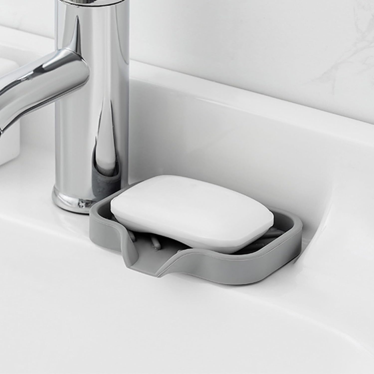 TENYELE Silicone Bathroom Soap Holder Mat