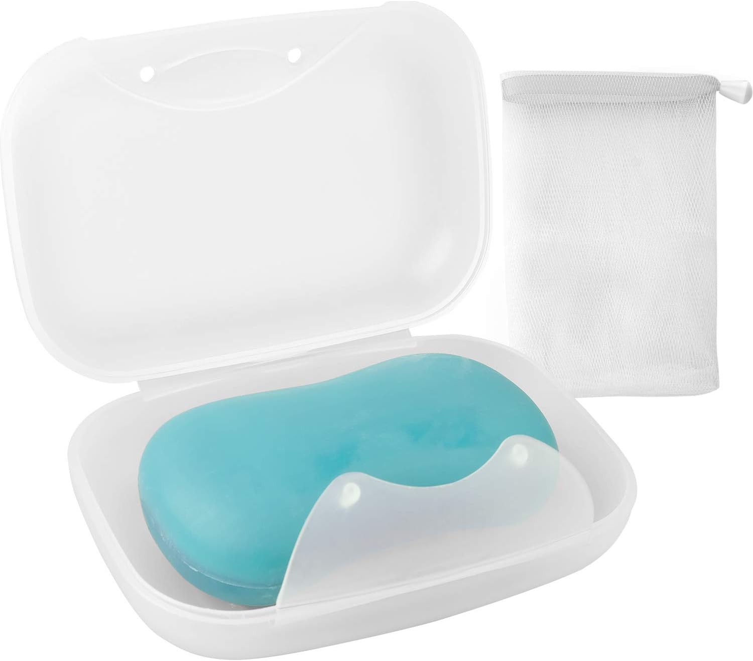 Anwenk Travel Soap Dish with Foaming Bag