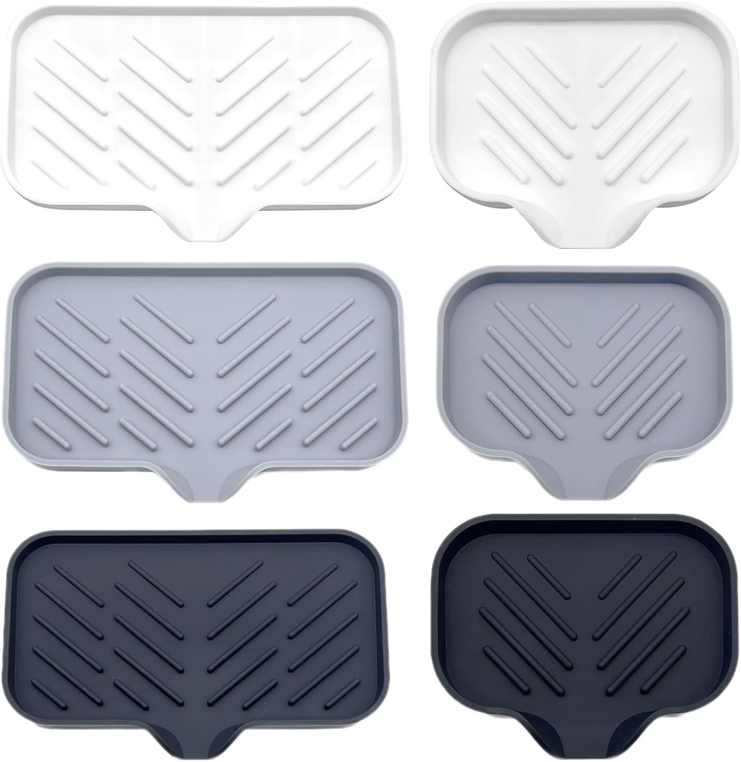 Lamphle Drain Mat Silicone Anti-Skid Sink Organizer