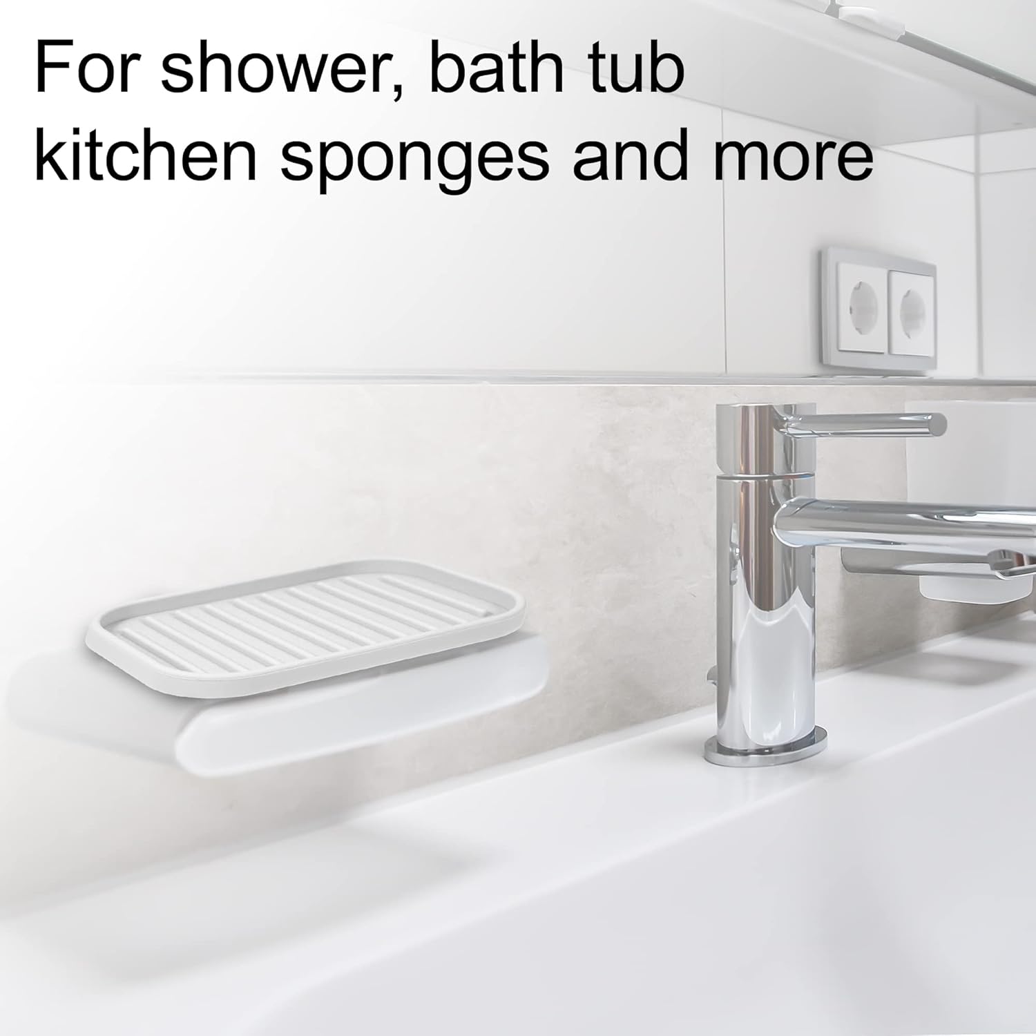 VOCOSTE Soap Dish - Self-Draining Durable 135x9cm