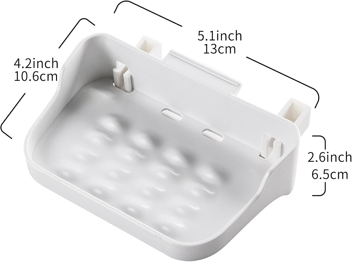 Cetomo Wall-Mounted Soap Dish with Drainage Groove