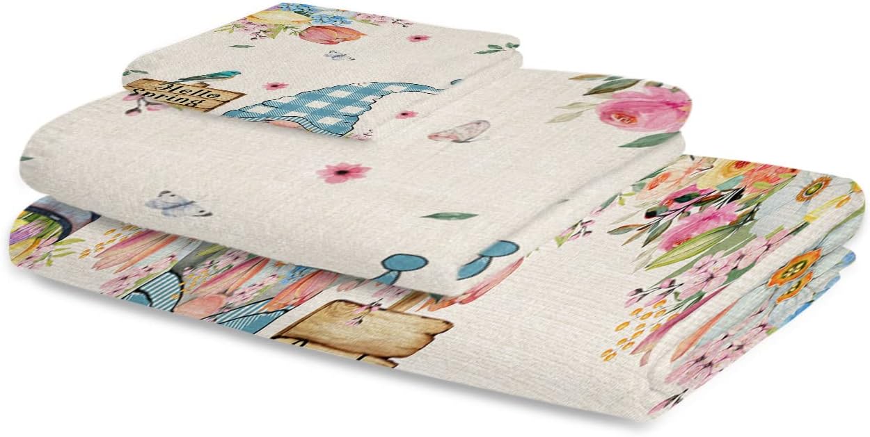 Chees D Zone 3 Piece Microfiber Bath Towel Set