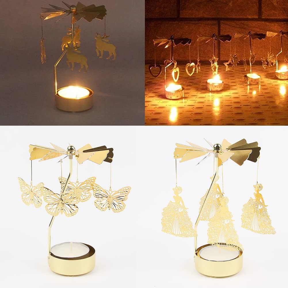 Surakey Candlestick Holder with Rotating Design