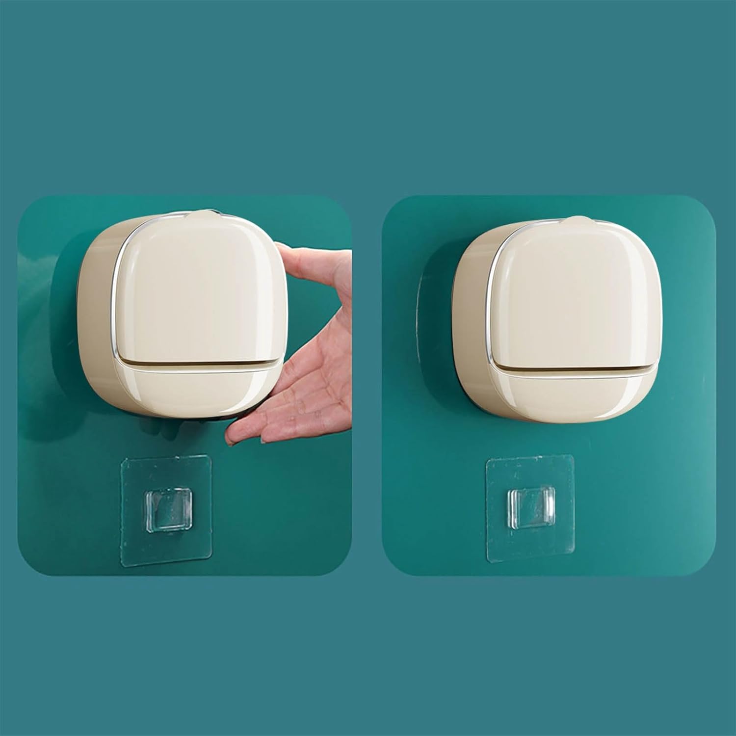 Yiwula Waterproof Soap Dish with Flip Lid