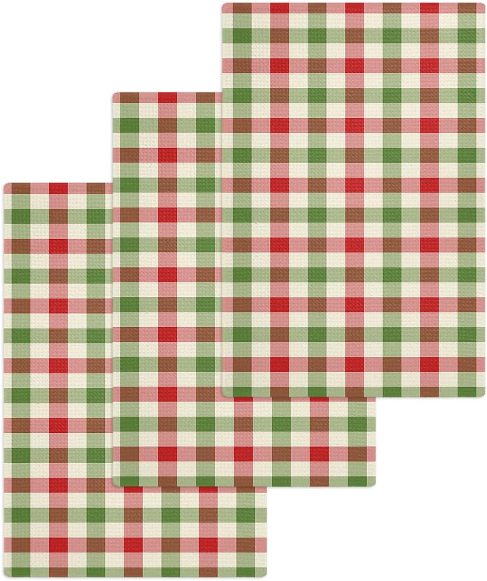 Falaniique Christmas Waffle Towel Set of 3
