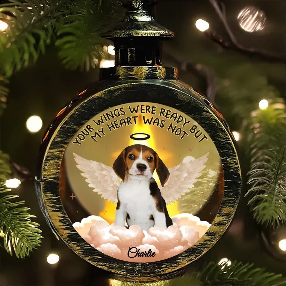 Personalized Pet Memorial Candlelight Lantern Ornament