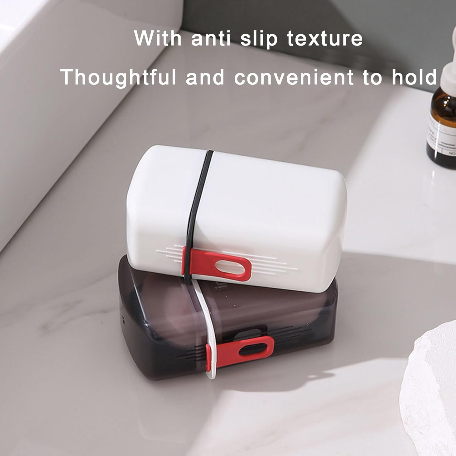 Loyliawa Portable Leakproof Soap Holder with Drainage Function