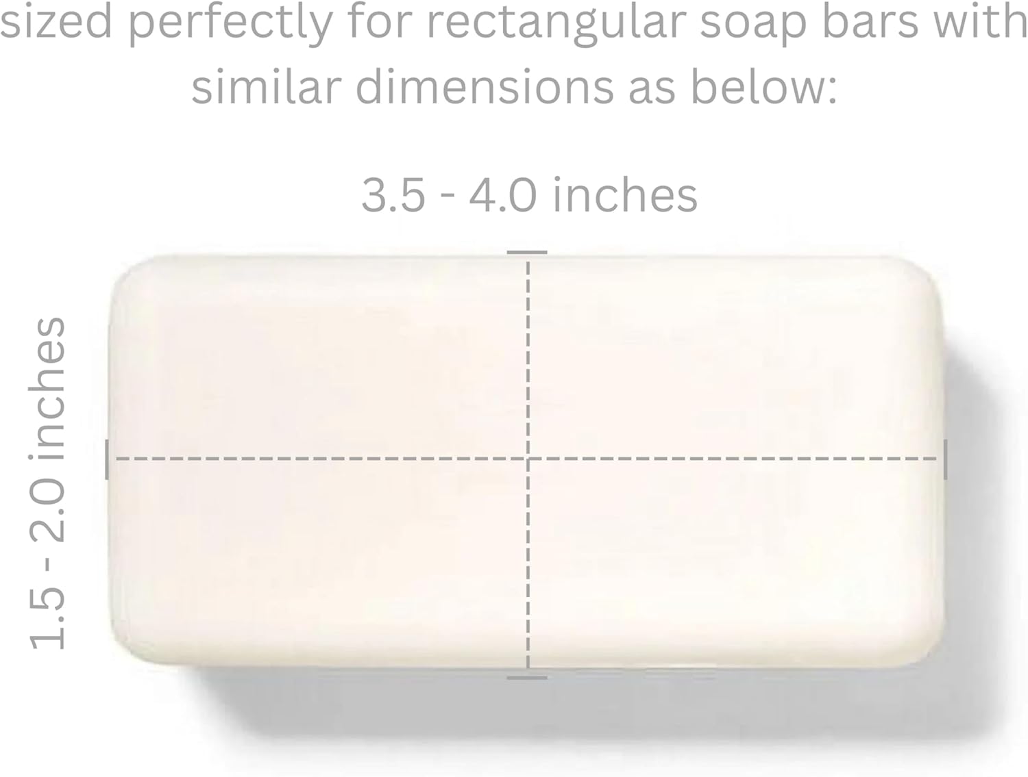 Spasilk Water Draining Soap Holder Cream White