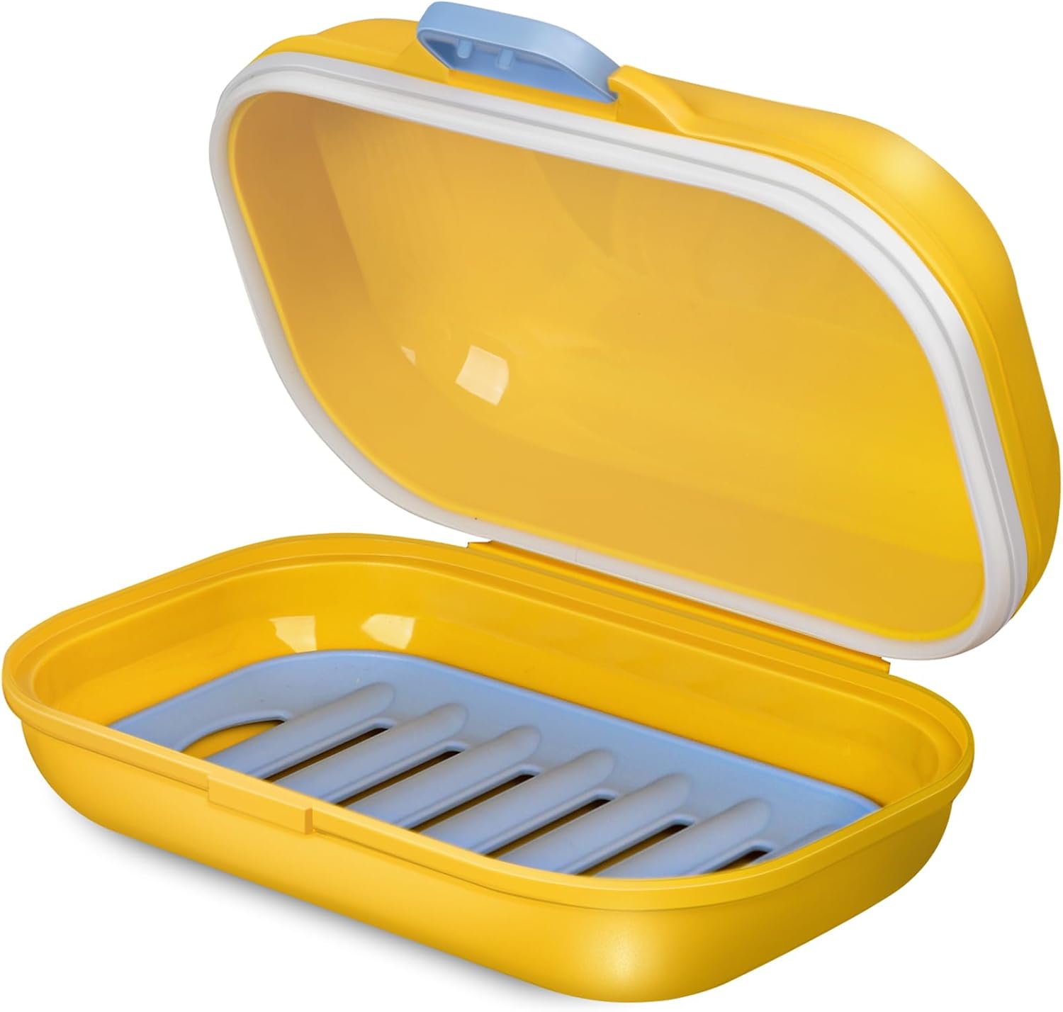 PEISAINOX Travel Soap Case with Leakproof Lid and Drainage Tray