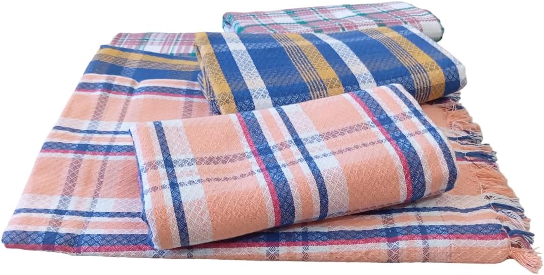 Edenwald Indian Handloom Cotton Towels Set of 6