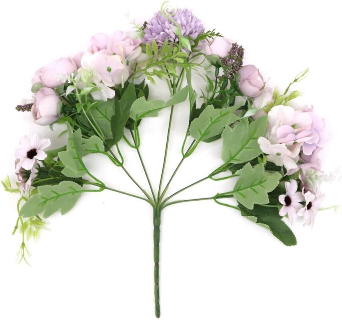 GaRcan Artificial Flowers with Pots 1pc Mixed Peony Hydrangea Silk Bouquet 1