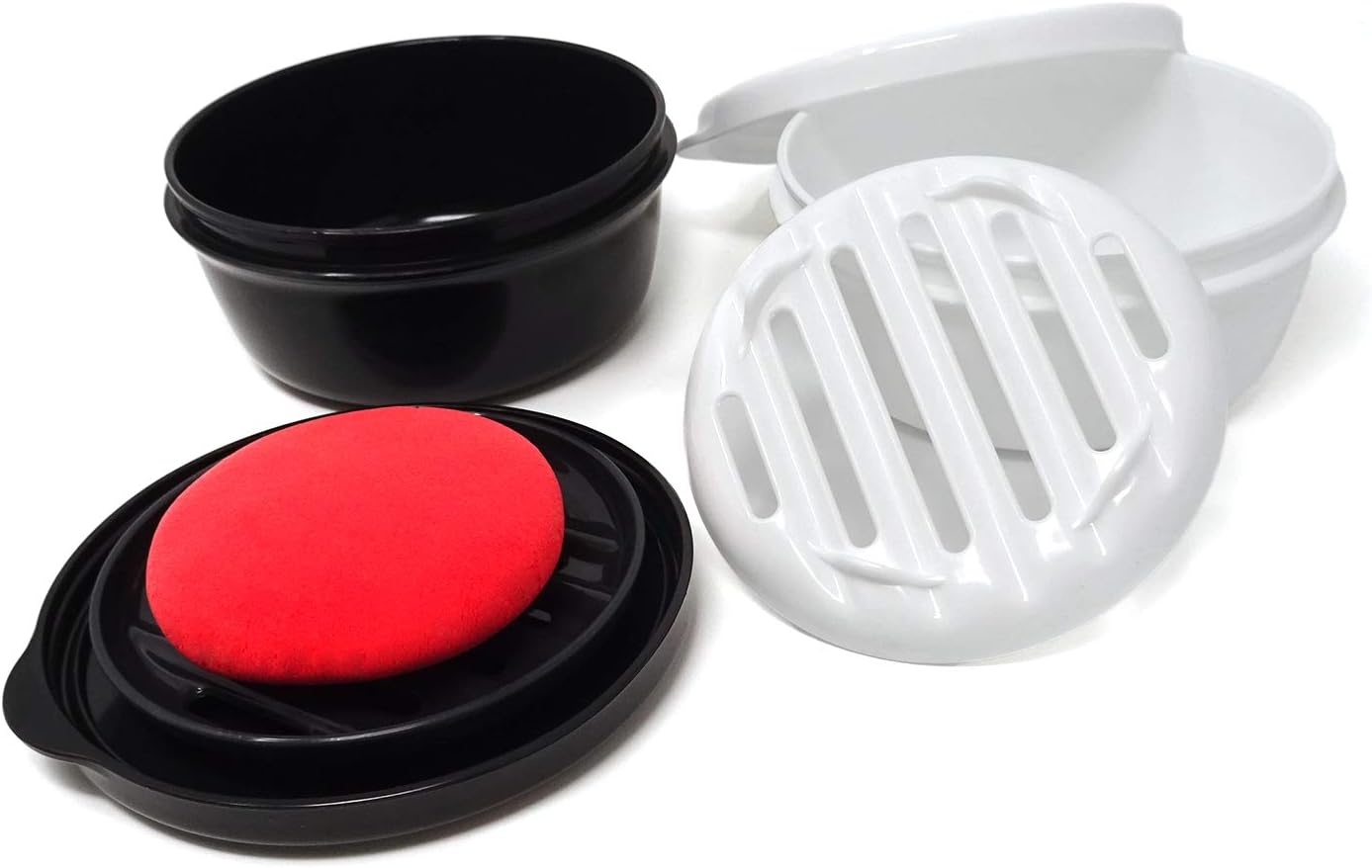 Honbay 2PCS Plastic Soap Boxes Holder Case for Home Travel