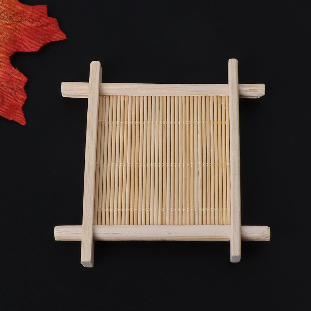 TENYELE Wooden Bathroom Soap Holder with Drain 1