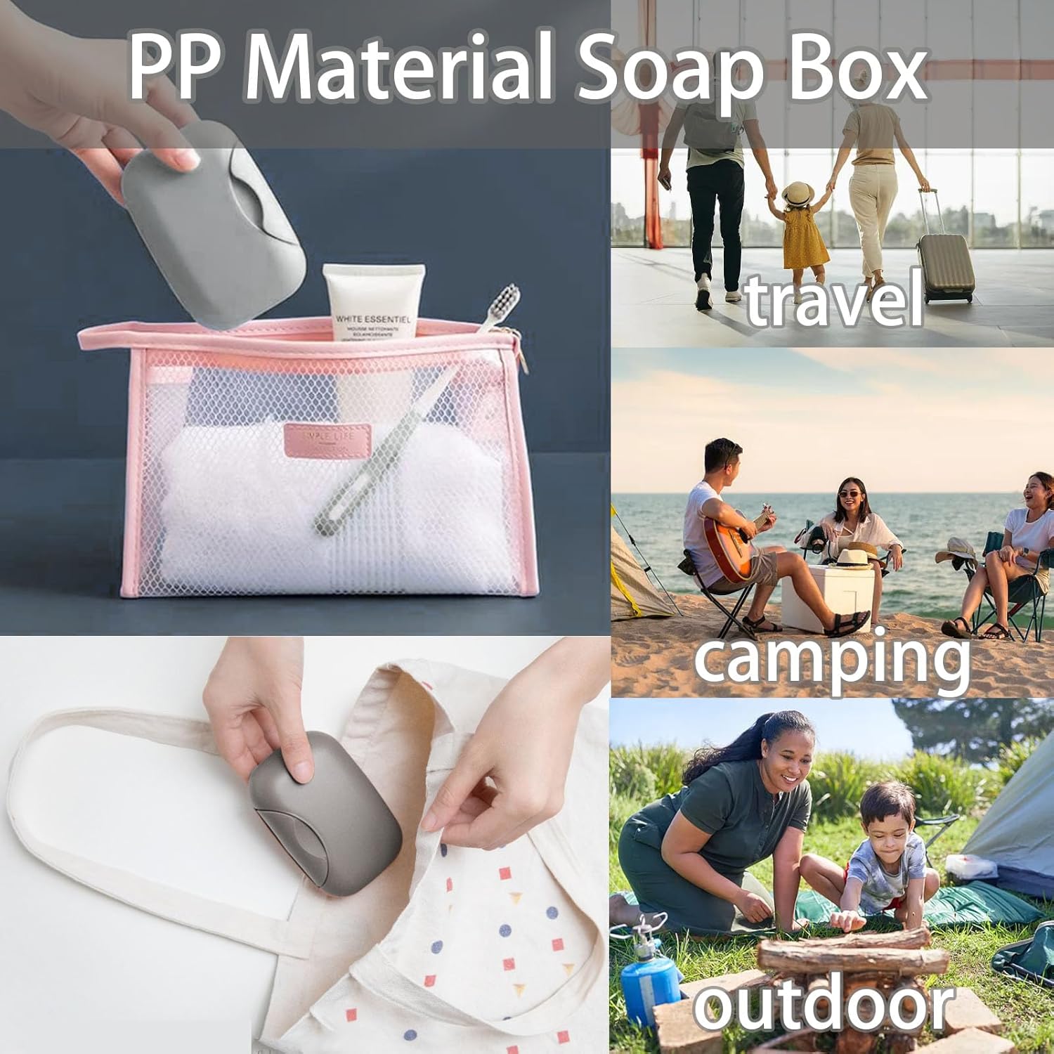 Enforose Leakproof Soap Dish with Lock and Lid