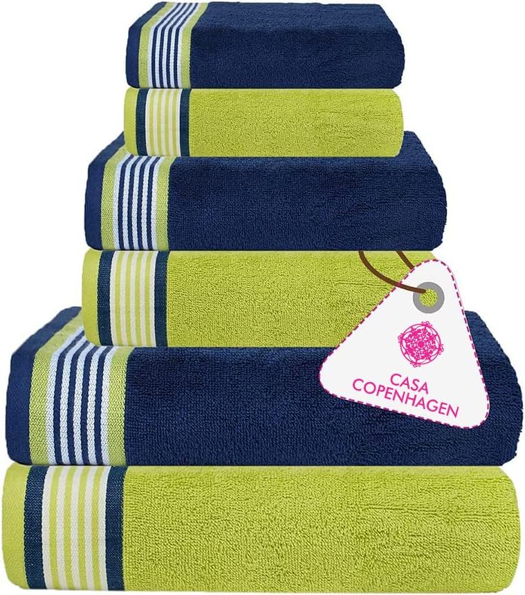 CASA COPENHAGEN He She Towel Set 6 Pieces