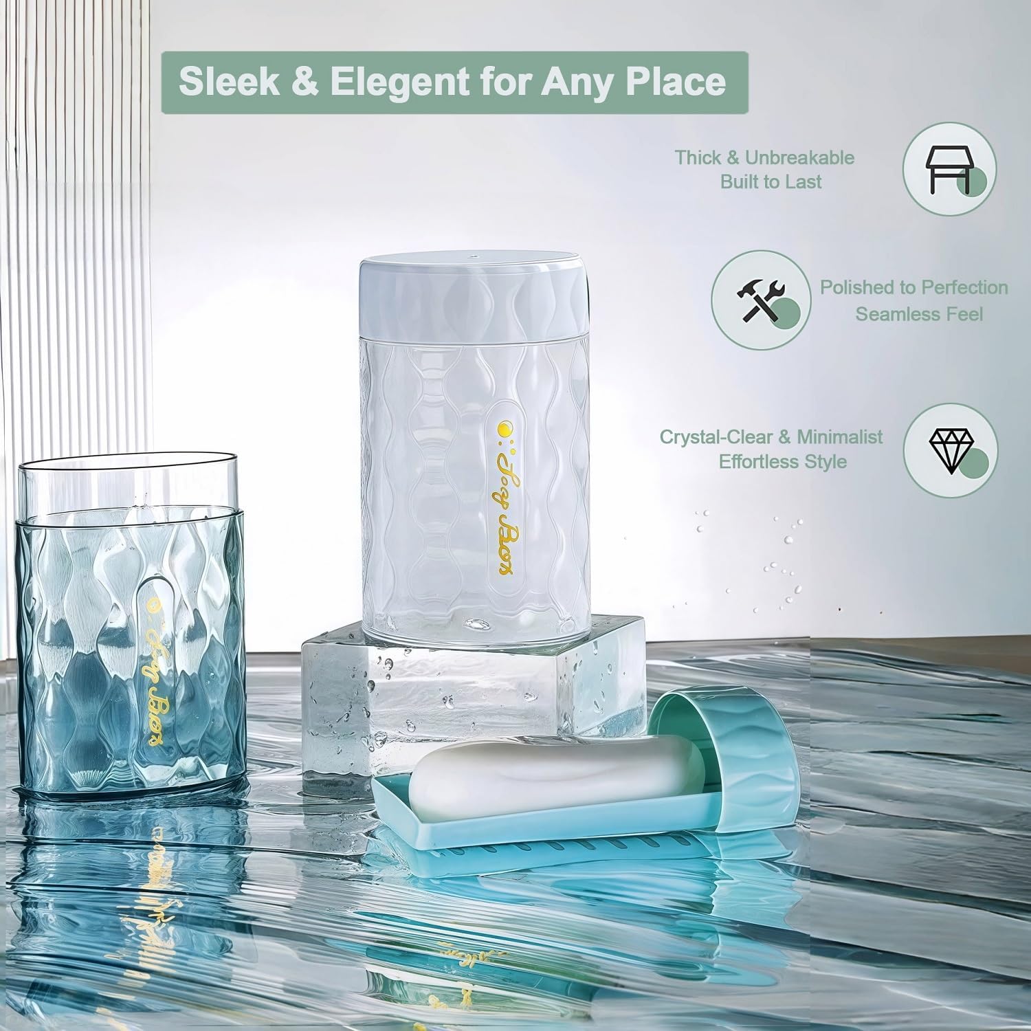 Vonpri Travel Soap Case with Drainage
