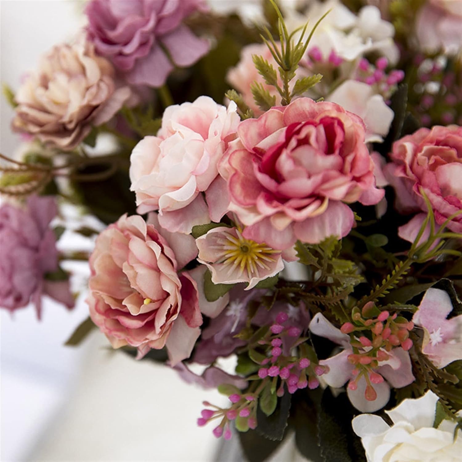 GaRcan Artificial Flowers Silk Small Rose Wedding Decor