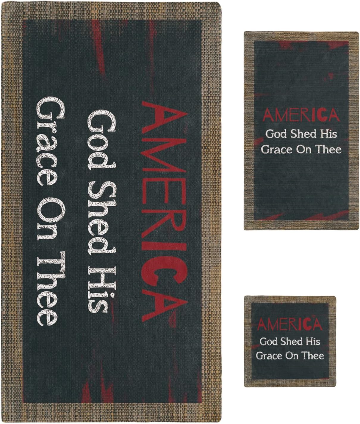 Stars and Stripes Forever 3 Piece Bath Towel Set