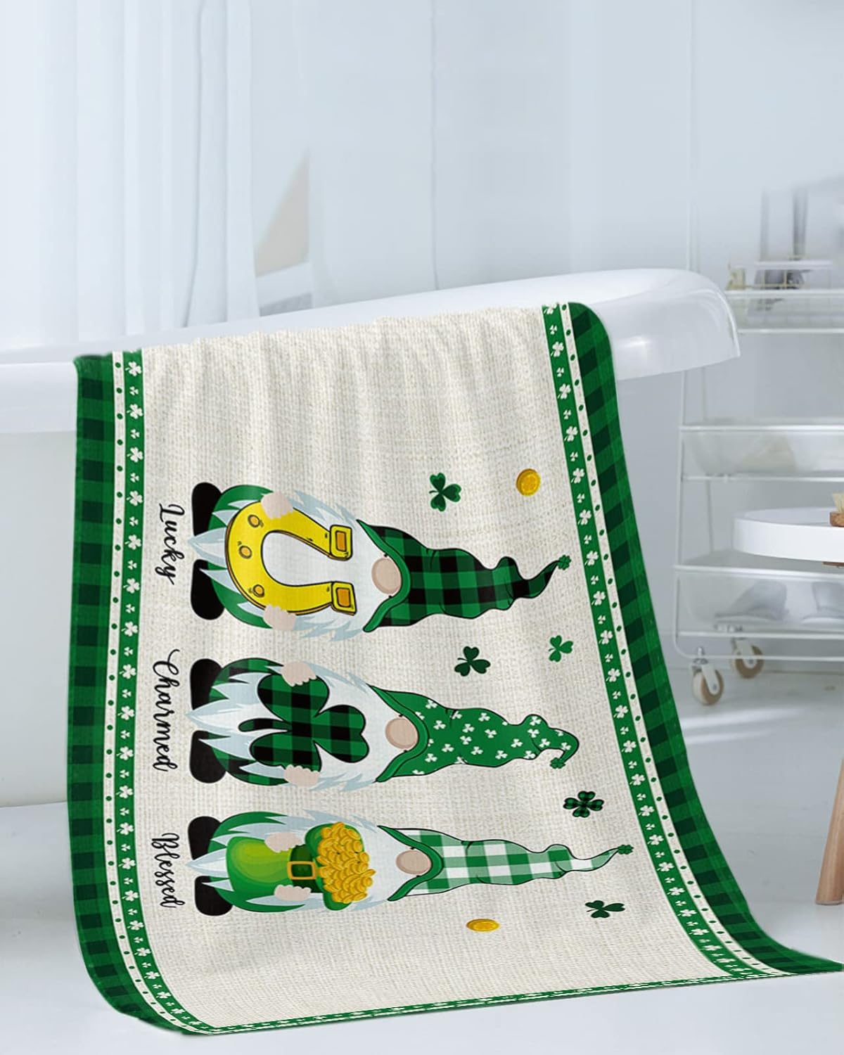 Anzona St Patricks Day 3-Piece Bath Towel Set 1
