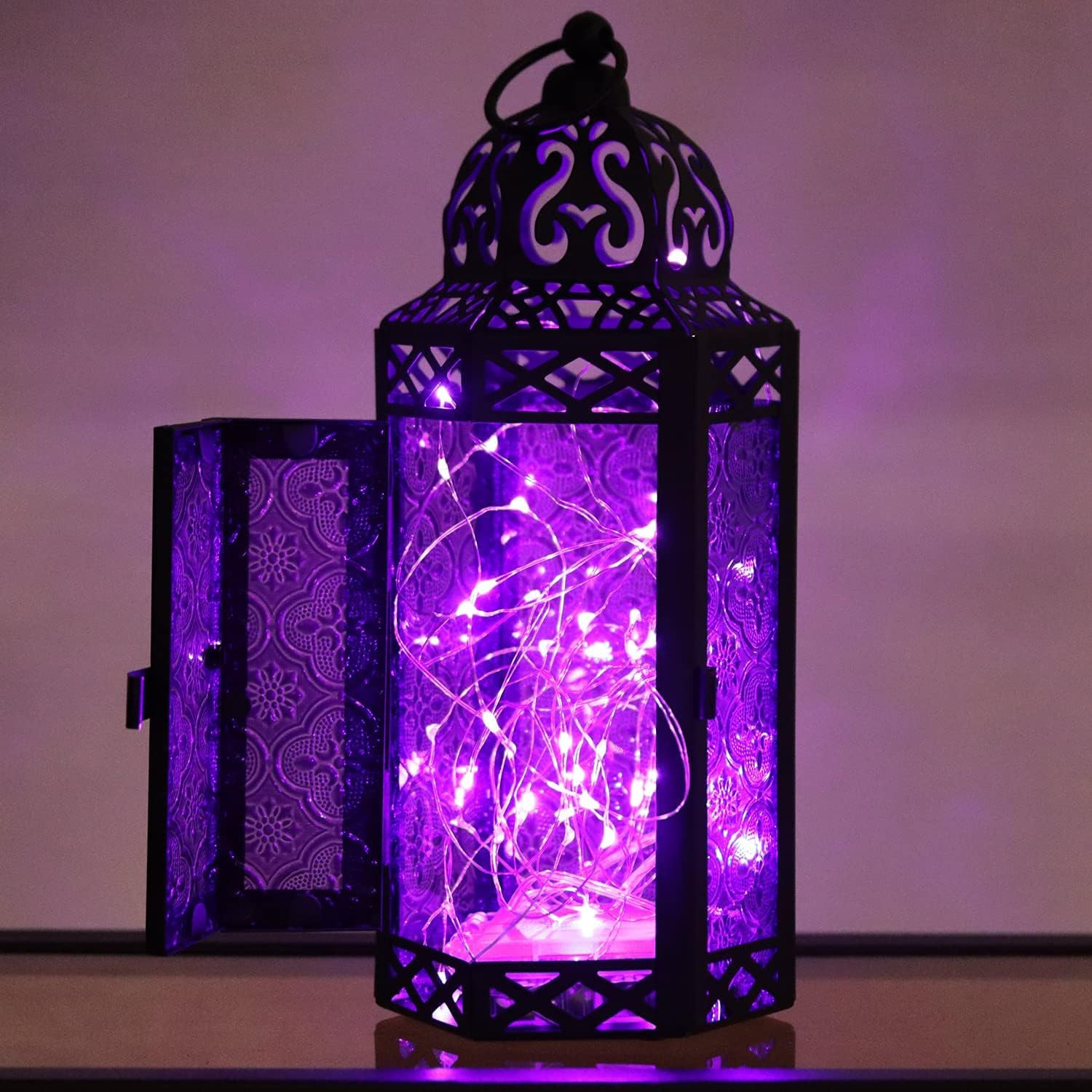 VELA Metal Halloween Decorative LED Candle Lanterns