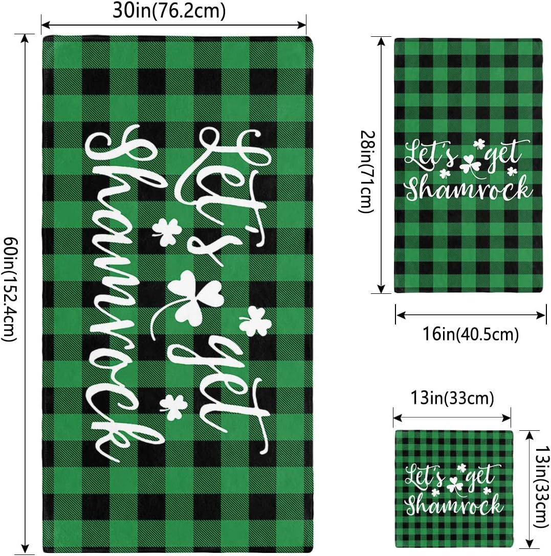 ZOE GARDEN Irish Saint Clover Towel Set