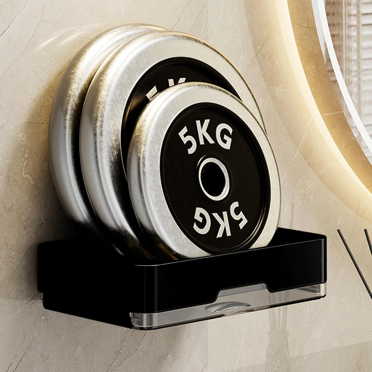 Wall-Mounted No-Punch Soap Box with Suction Cup