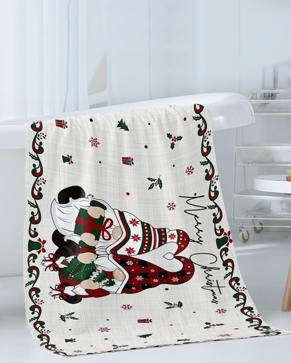 Smile Sunflower Christmas Towel Set of 3 1
