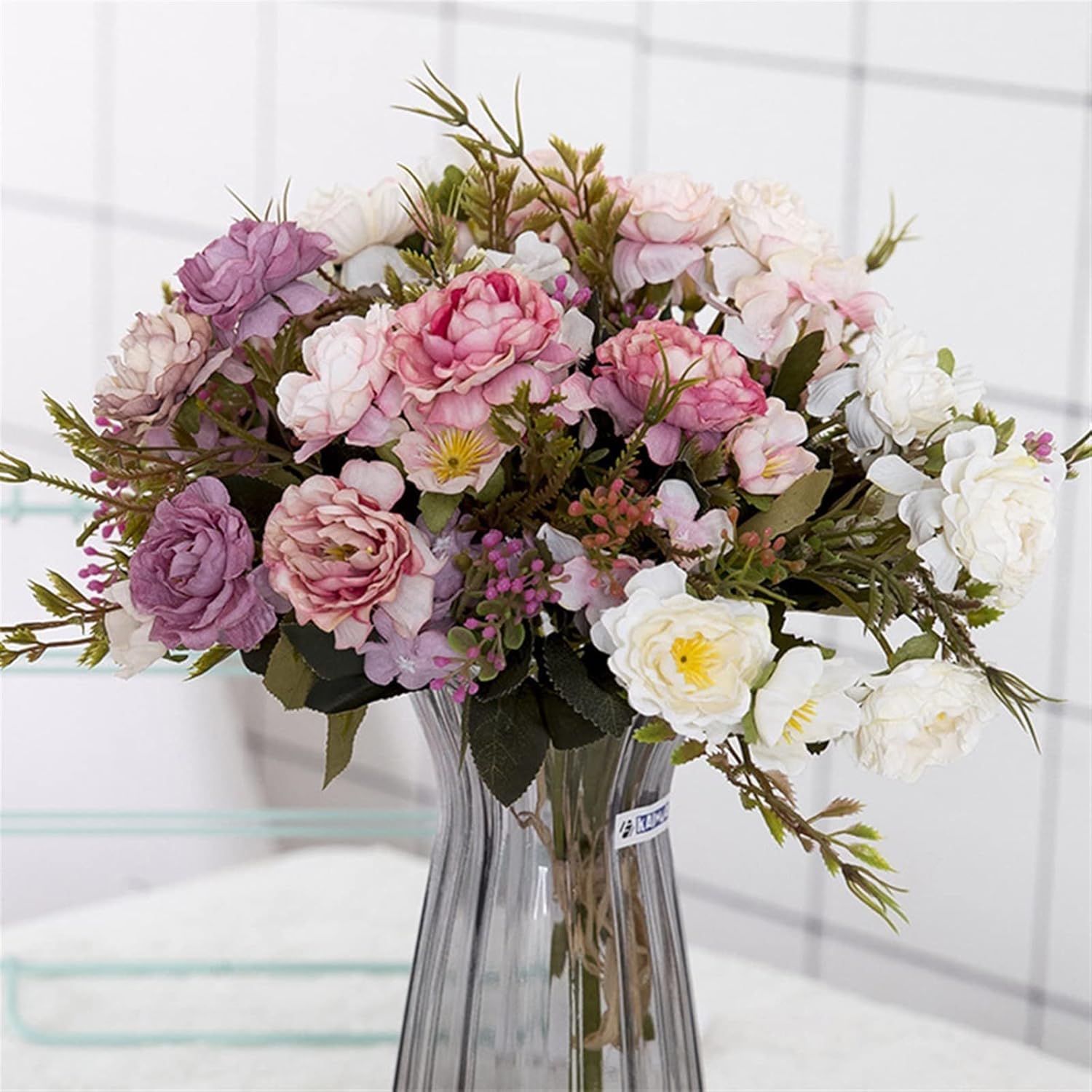 GaRcan Artificial Flowers Silk Small Rose Wedding Decor