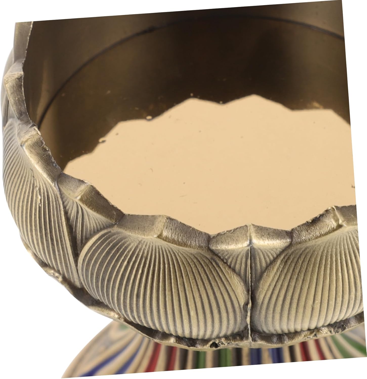 NULYLU Buddhist Style Lotus Candle Holder