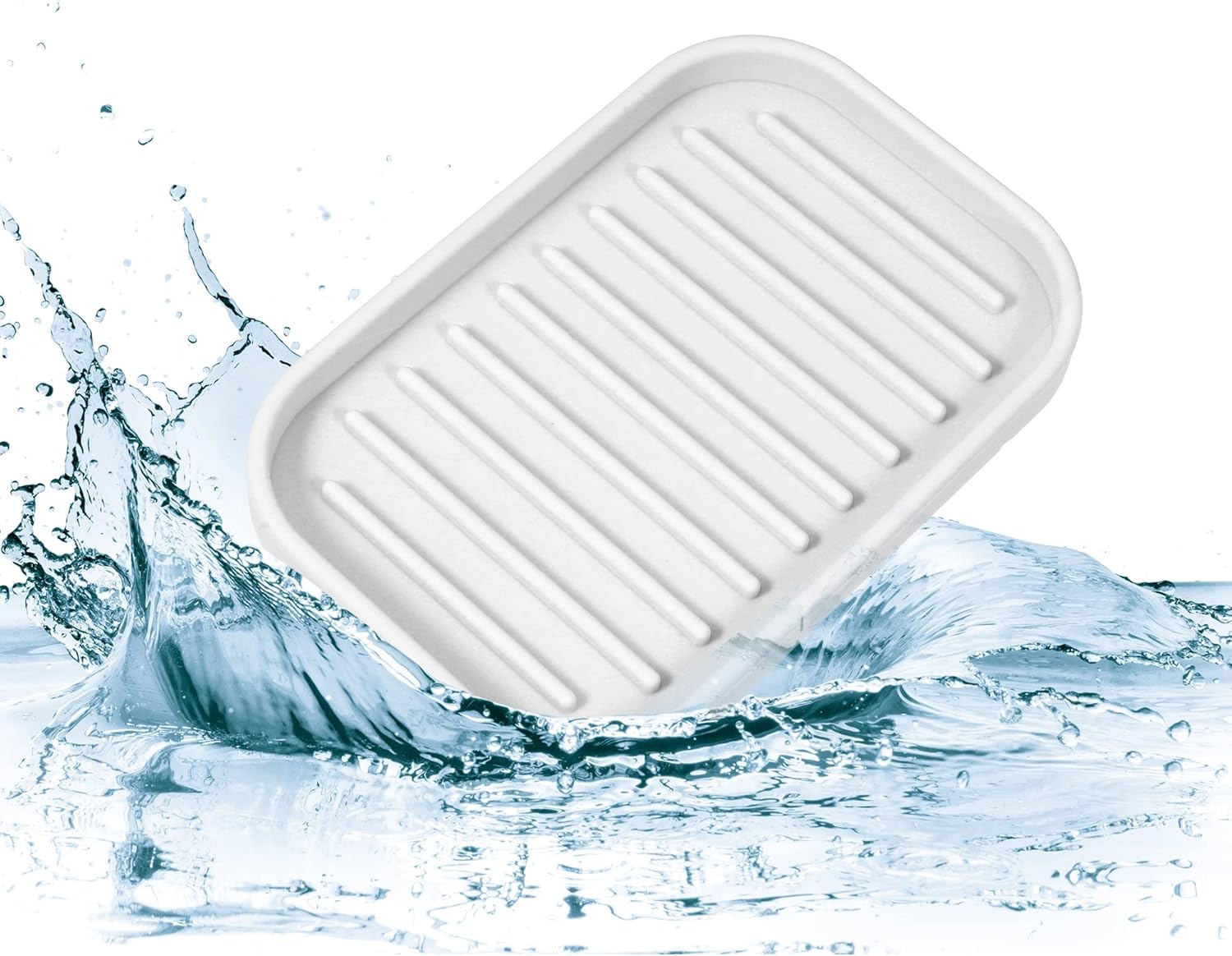 VOCOSTE Soap Dish - Self-Draining Durable 135x9cm