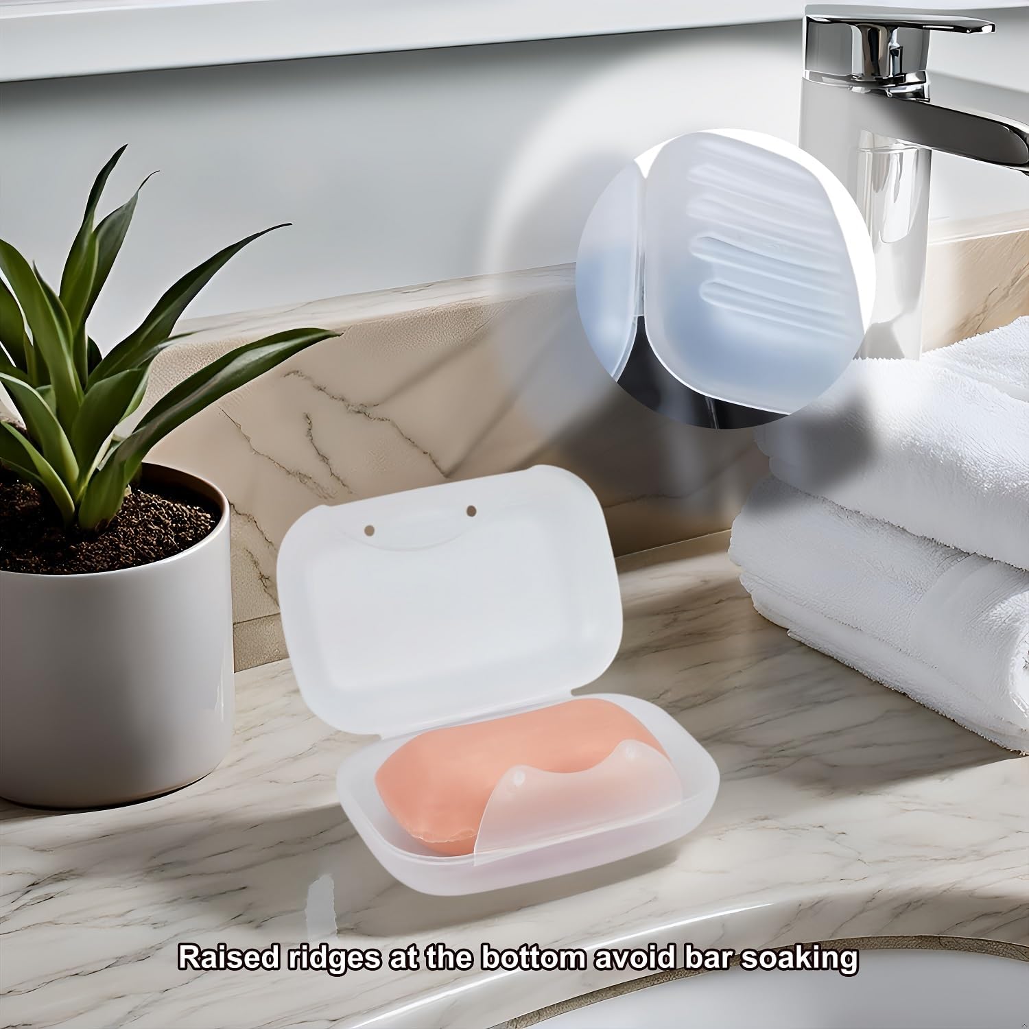 Vonpri Travel Soap Case Bar Holder for Shower Gym Camping