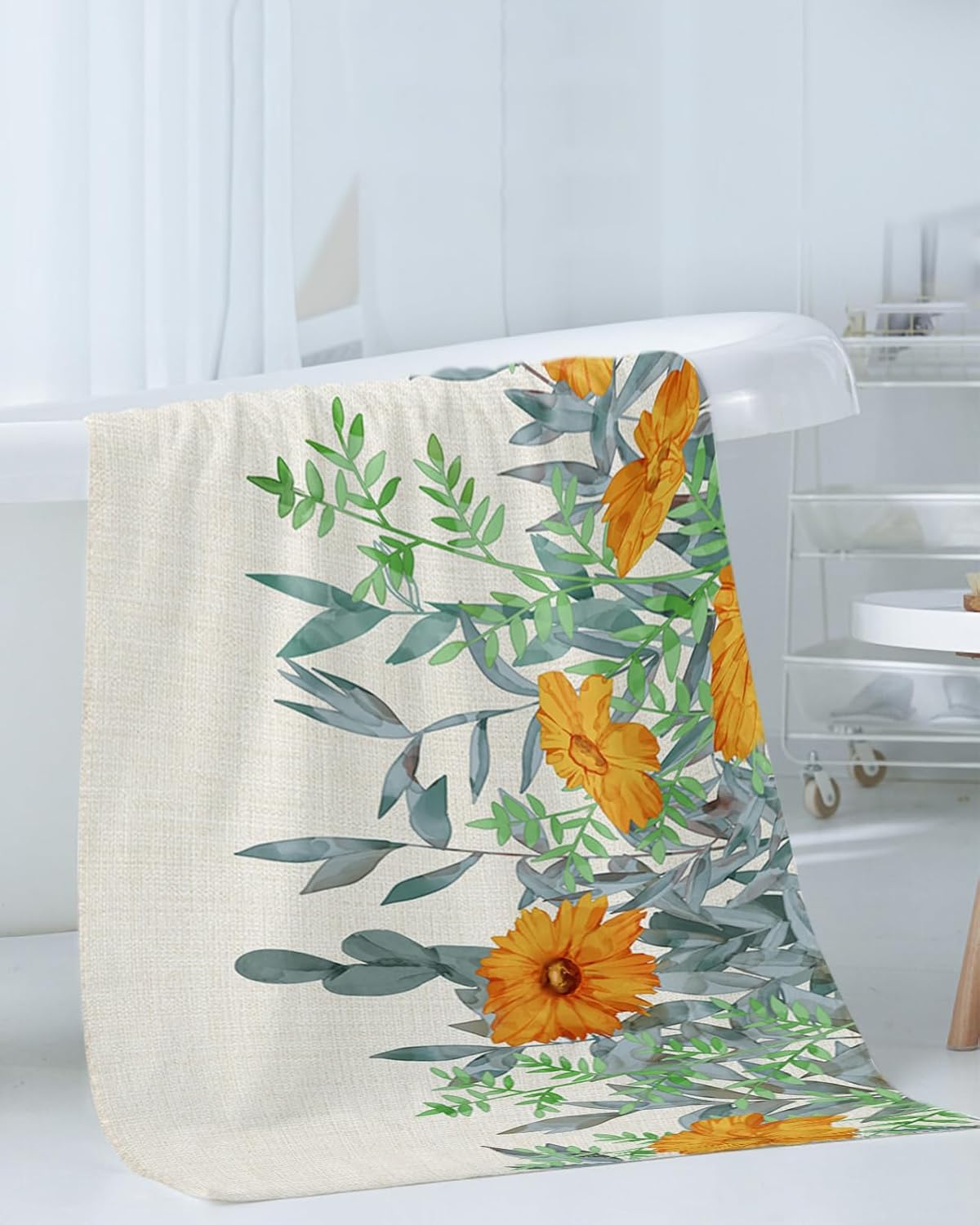 Smile Sunflower 3 Pcs Bath Towels Set