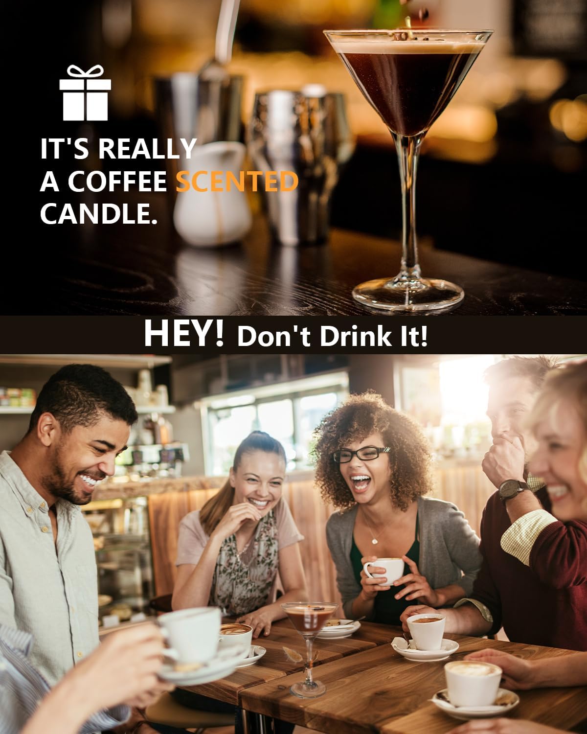 Coffee Martini Candles Unique Gift for Women Men