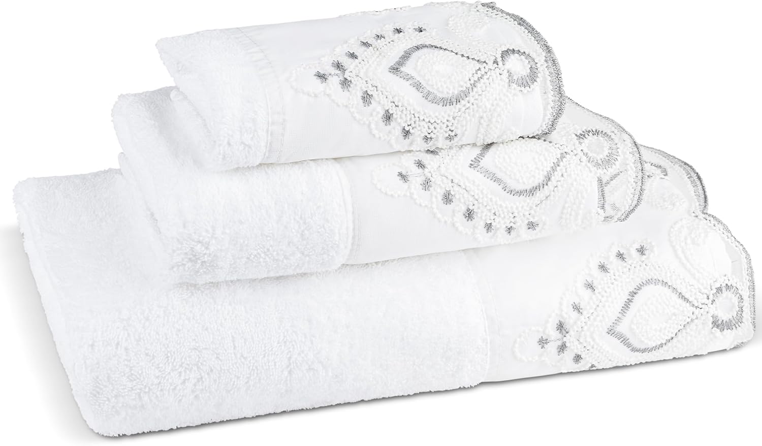 Zahari Home Monaco 3-Piece Bathroom Towel Set
