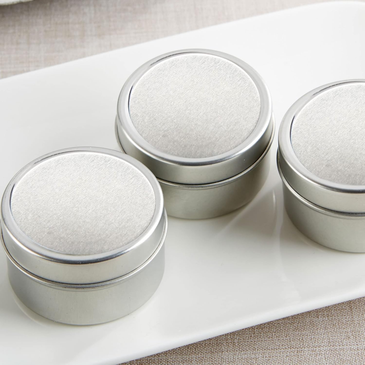 Kate Aspen Vanilla Scented Travel Size Candle Tins Set of 96