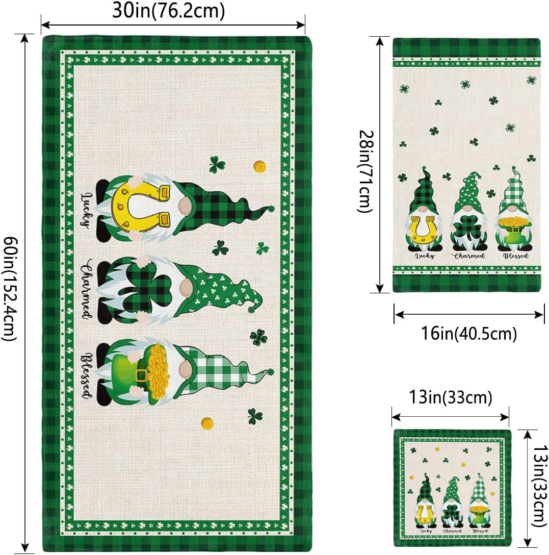 Anzona St Patricks Day 3-Piece Bath Towel Set 1