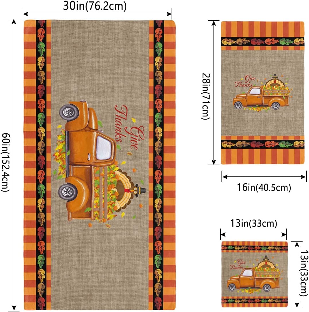 ZOE GARDEN Retro Brown Towel Set 3-Piece